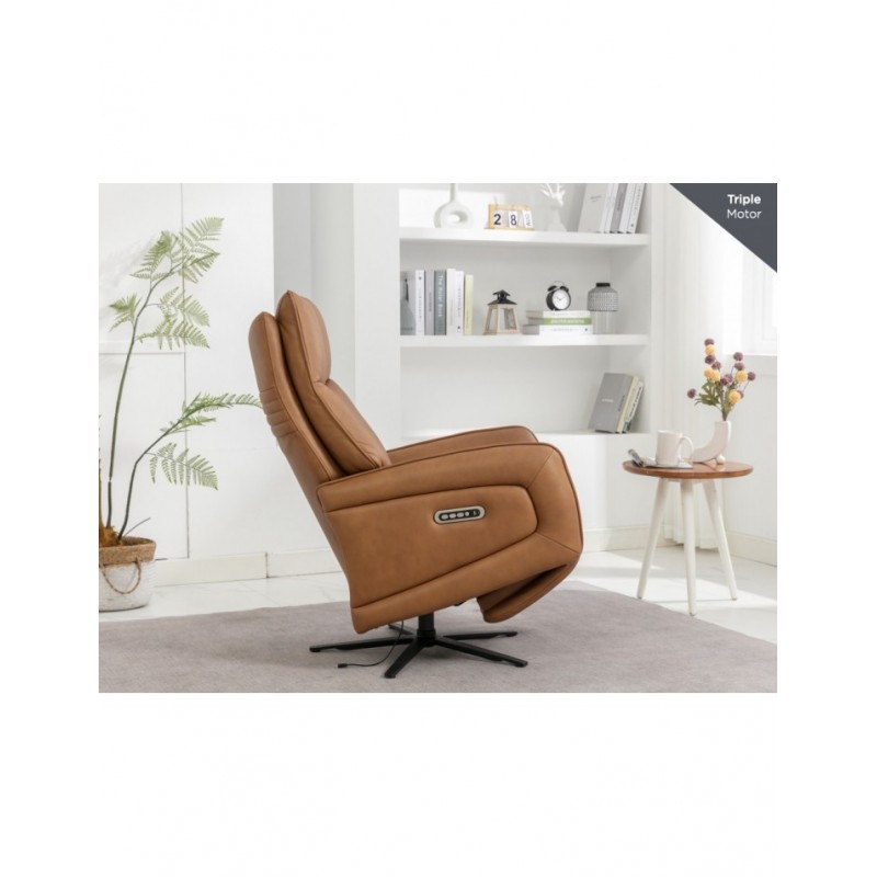 AM Prestige Swivel Chair Camel